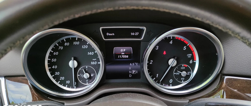 Mercedes-Benz GL cena 140000 przebieg: 117000, rok produkcji 2014 z Warszawa małe 106
